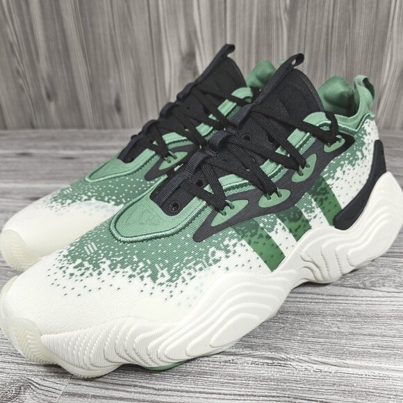 Adidas Trae Young 3 Low Grey/Green IE2703Basketball Shoes Men's Size 11 NEW